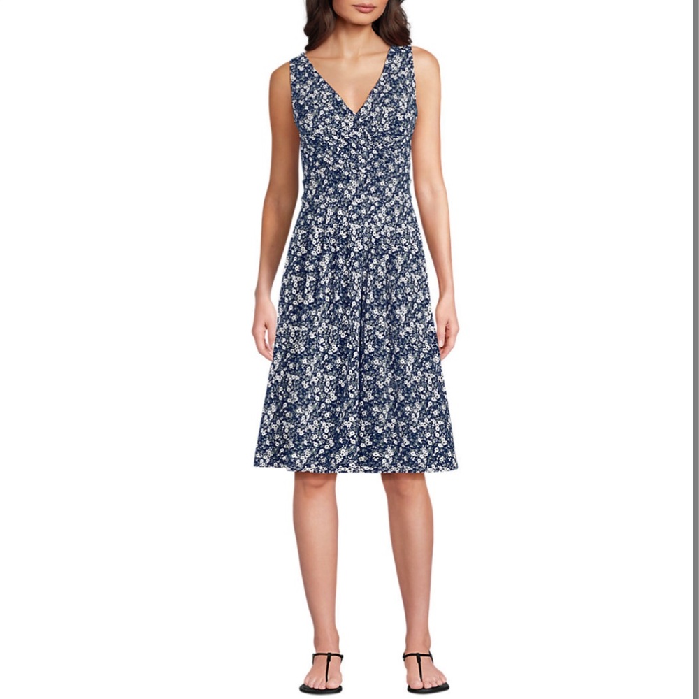 Lands’End Front Fit & Flare Dress